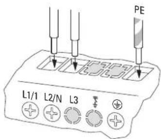PE L1/1 L2/N L3