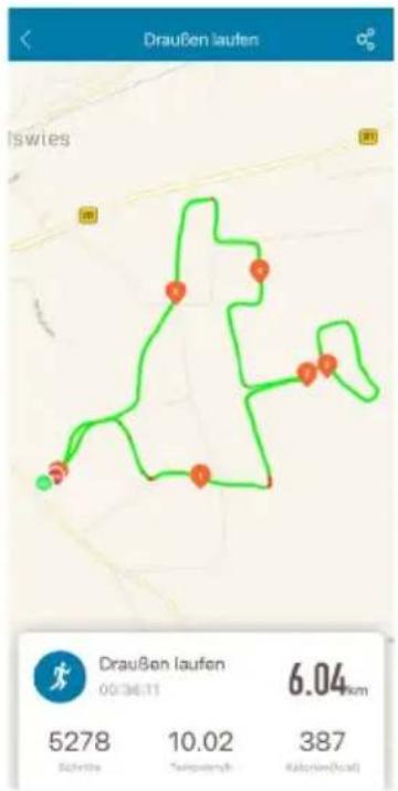 Draußen laufen 6.04km 5278 10.02 387 Schrittke Tempolymph Kalypium(Nucal)