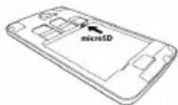 Allview W1s - Instalarea cardului de memorie - 1