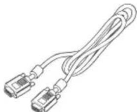Illustration of a straight cord with two connectors (no text or symbols).