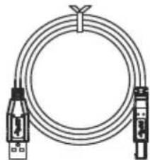 Coiled cable with two connectors (no text or symbols visible).
