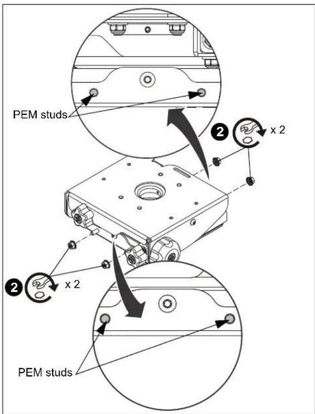 PEM studs 2 x 2 2 x 2 PEM studs