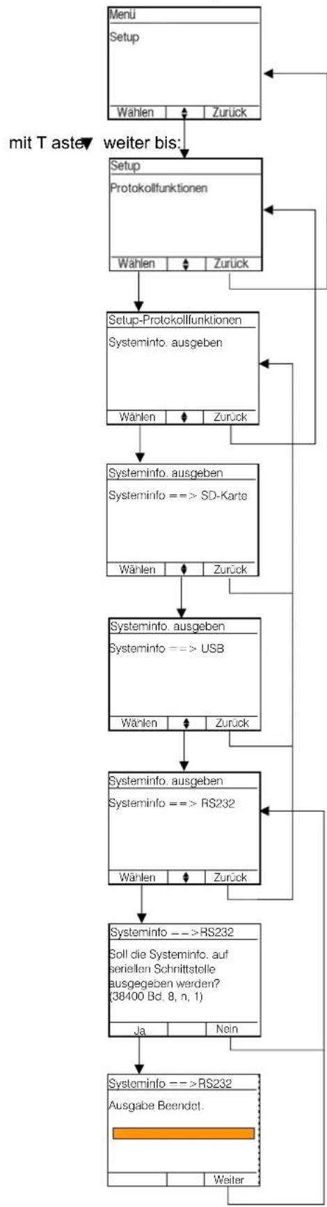 HAGER RFZ064D - Systeminformationen ausgeben - 1