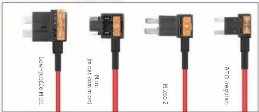 Low-profile Mini M mini (m ost com m on) Micro 2 ATO (regular)