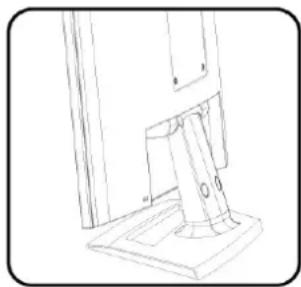 MEDION Akoya P53003 (MD 30999) - Mounting the Monitor Stand - 3