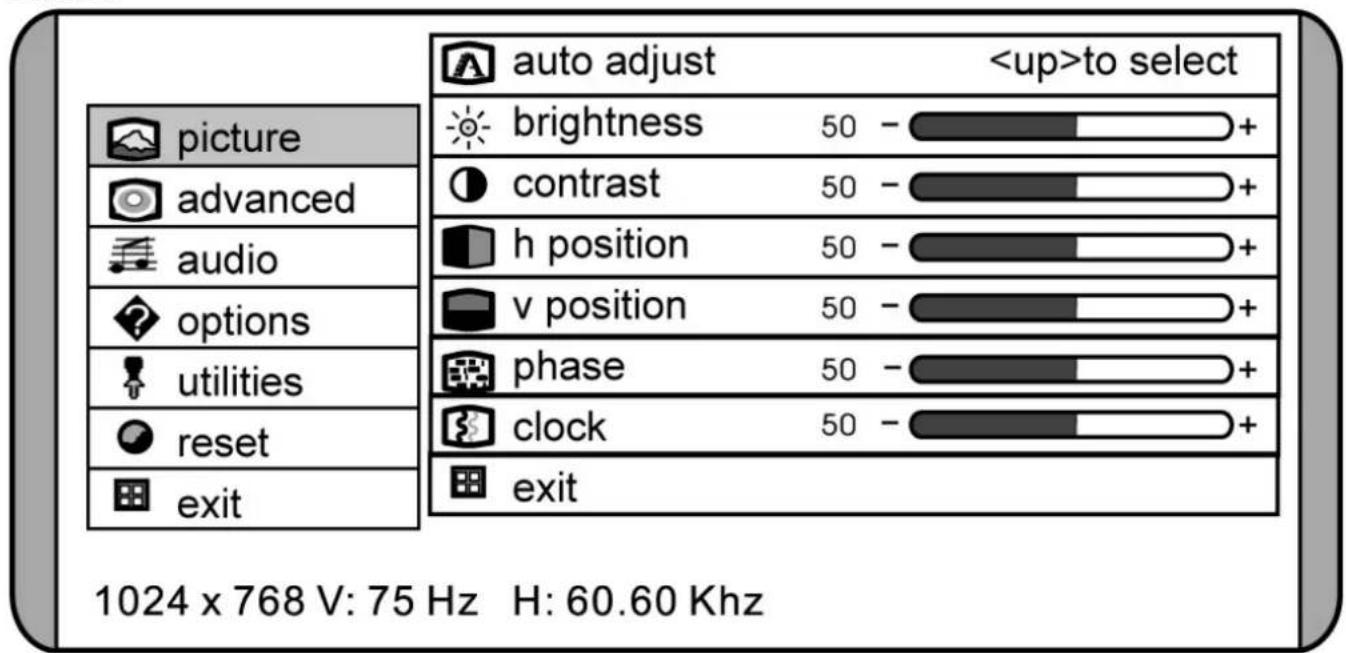 MEDION Akoya P53003 (MD 30999) - OSD Menu - 2