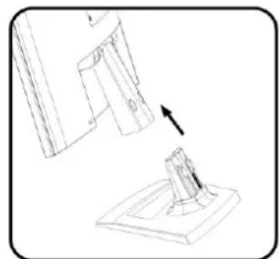 MEDION Akoya P53003 (MD 30999) - Mounting the Monitor Stand - 2
