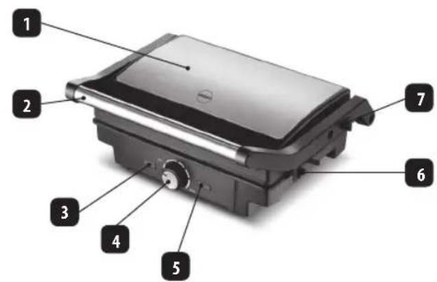 Eldom Plaat GK130 - TECHNISCHE DATEN - 1