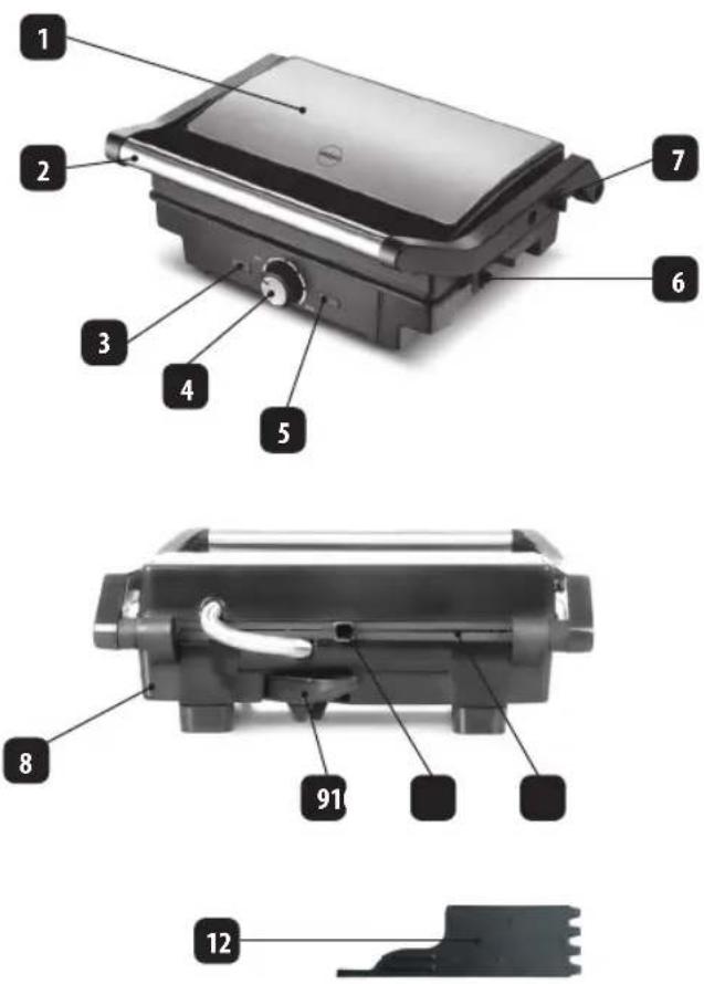Eldom Plaat GK130 - ESPECIFICACIONES - 1