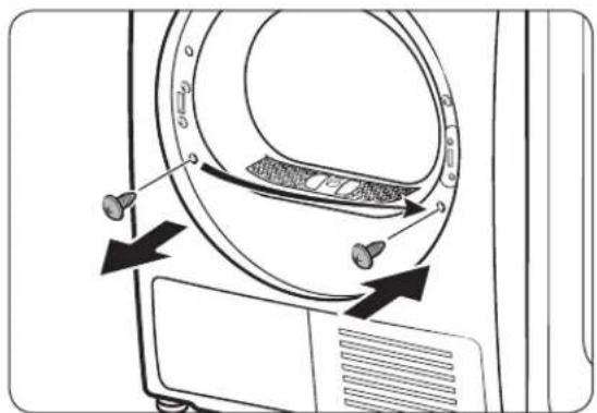 Diagram showing a device with labeled components and directional arrows indicating rotation or movement.