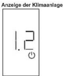 Anzeige der Klimaanlage 1.2