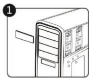 Icy Box IB-2213SSK - Einbau im Computer - 1