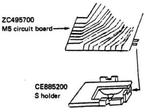 ZC495700 M5 circuit board CE885200 S holder