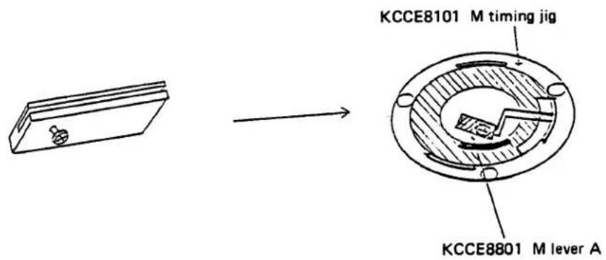 KCCE8101 M timing jig KCCE8801 M lever A