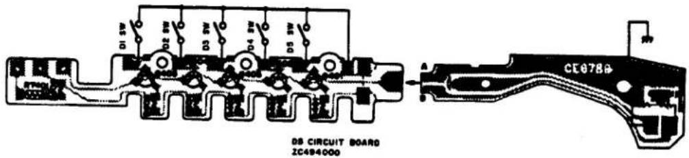DS CIRCUIT BOARD ZC494000 CE0780