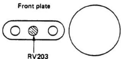 Front plate RV203