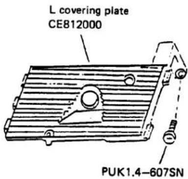 L covering plate CE812000 PUK1.4-607SN