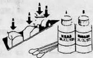 Diagram illustrating a chemical reaction or processing process with labeled components and directional arrows indicating flow or movement.