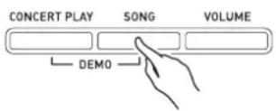 CASIO Celviano AP-710 - Drücken Sie die Taste 18SONG. - 1