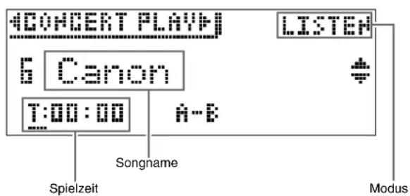 4CONCERT FLAVY LISTEN 6 Canon T:00:00 A-E Spielzeit Songname Modus