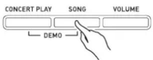 CASIO Celviano AP-710 - Drücken Sie die Taste 18SONG. - 1
