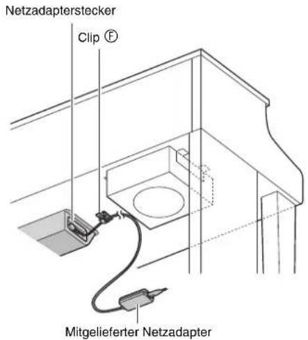 Netzadapterstecker Clip Ⓔ Mitgelieferter Netzadapter