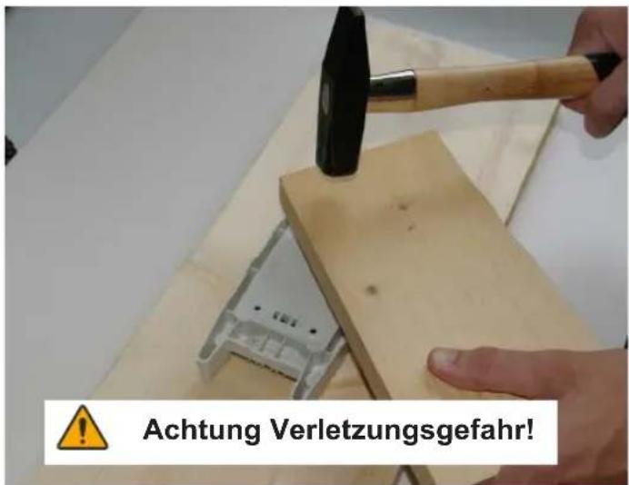 Achtung Verletzungsgefahr!