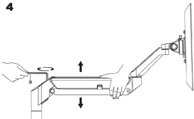 Icy Box IB-MS513-TSS - Monitorhalter für kleine Arbeitsbereiche - 12