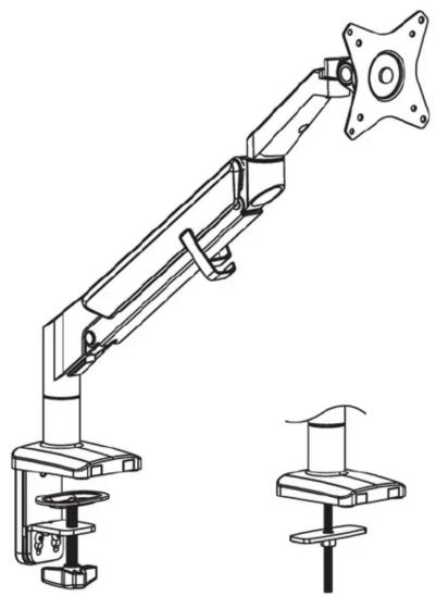 Icy Box IB-MS513-TSS - Monitorhalter für kleine Arbeitsbereiche - 1