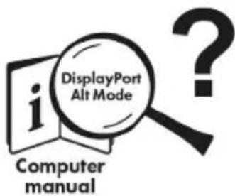 i DisplayPort Alt Mode Computer manual