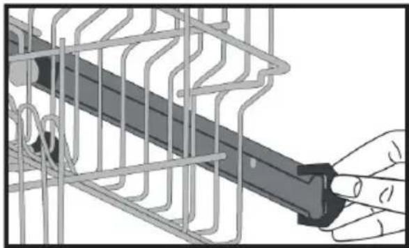 SHARP QW-HX12F47ES-DE - Höhe des oberen Korbs anpassen - 1