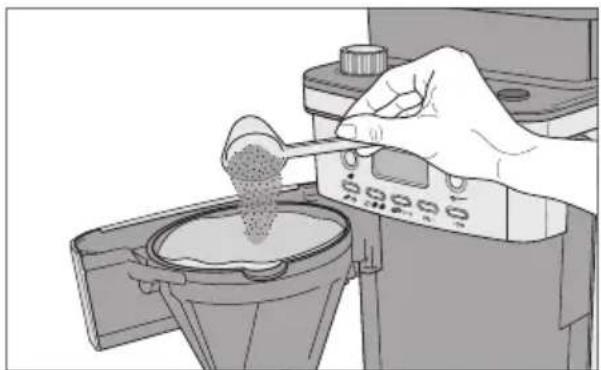 PRIVILEG CM4266-A - Kaffee aus Kaffeepulver zubereiten - 2