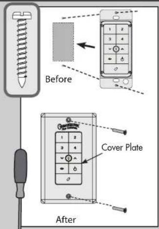 Before Cover Plate After