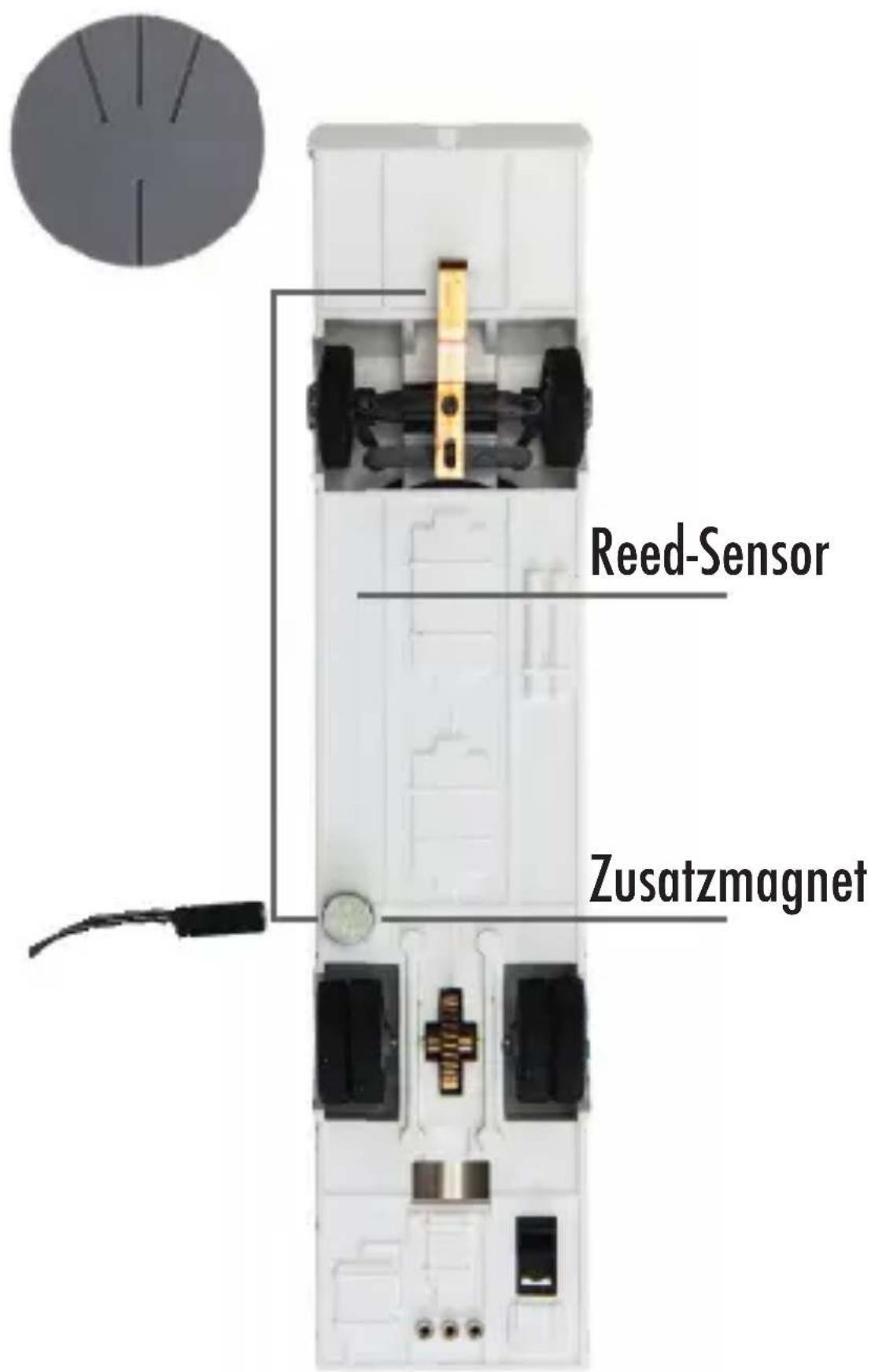 Reed-Sensor Zusatzmagnet