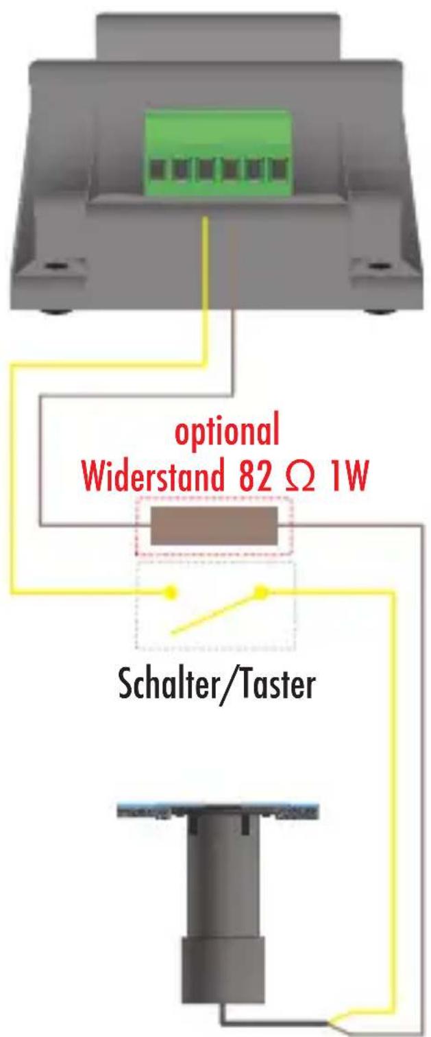 optional Widerstand 82 Ω 1W Schalter/Taster