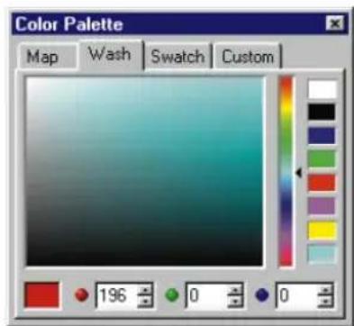 Color Palette Map Wash Swatch Custom 196 0 0