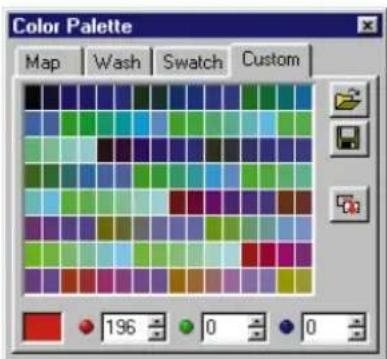 Color Palette Map Wash Swatch Custom 196 0 0