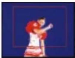 Illustration of two people embracing, one in red and one in white, against a solid blue background (no text or symbols)