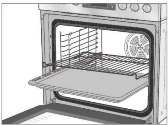 Hanseatic MC-HF605AG2 - Gitterrost, Backblech und Fettpfanne - 1