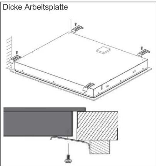 Dicke Arbeitsplatte