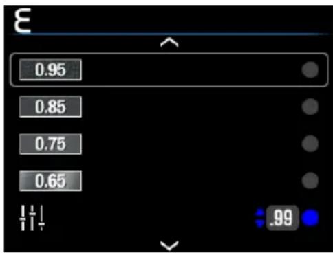 E 0.95 0.85 0.75 0.65 .99