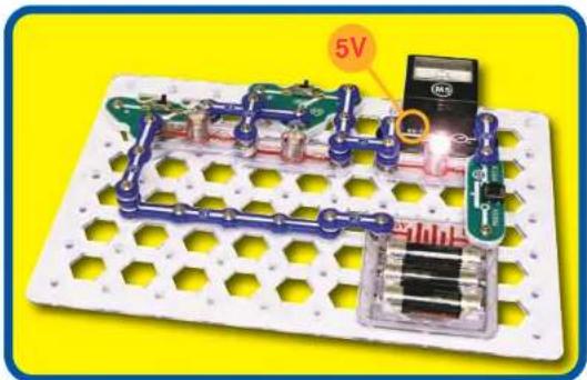 Snap Circuits Snaptricity SCBE-75 - TRIPLE SWITCHING VOLTMETER - 2