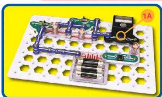 Snap Circuits Snaptricity SCBE-75 - TRIPLE SWITCHING AMMETER - 2