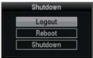 Shutdown Logout Reboot Shutdown