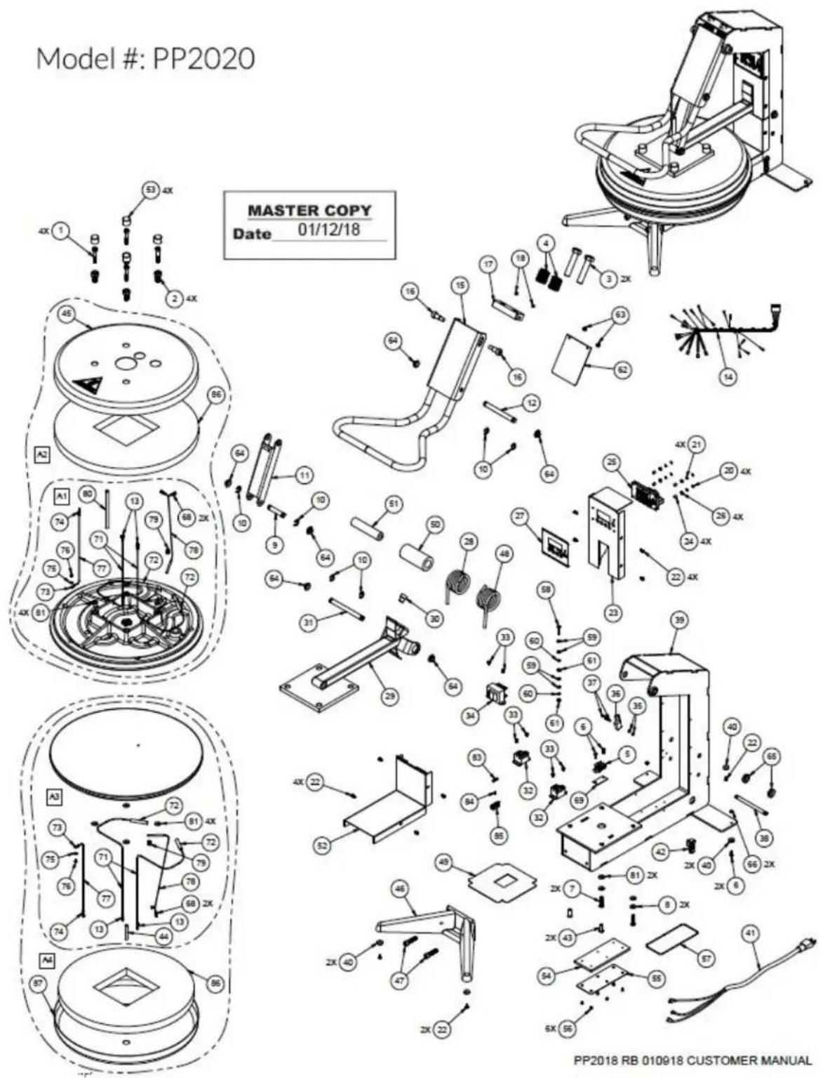 Model #: PP2020 MASTER COPY Date 01/12/18 A3 A4 A5 A6 A7 A8 A9 A10 A11 A12 A13 A14 A15 A16 A17 A18 A19 A20 A21 A22 A23 A24 A25 A26 A27 A28 A29 A30 A31 A32 A33 A34 A35 A36 A37 A38 A39 A40 A41 A42 A43 A44 A45 A46 A47 A48 A49 A50 A51 A52 A53 A54 A55 A56 A57 A58 A59 A60 A61 A62 A63 A64 A65 A66 A67 A68 A69 A70 A71 A72 A73 A74 A75 A76 A77 A78 A79 A80 A81 A82 A83 A84 A85 A86