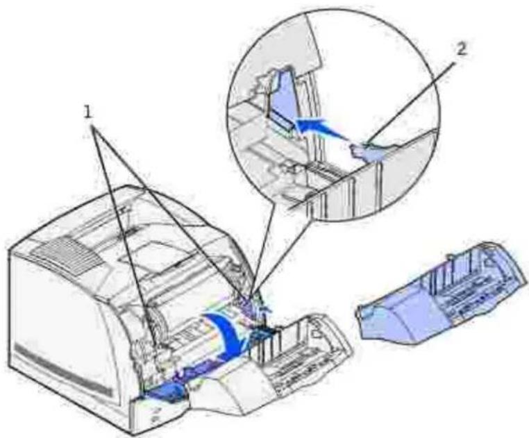 DELL M5200 - Installieren eines optionalen Briefumschlageinzugs - 3
