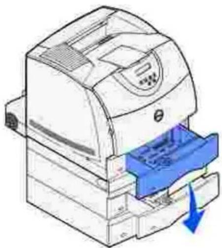 DELL M5200 - Zwischen einem zusätzlichen Fach, der Duplexeinheit und dem Standardpapierfach - 3