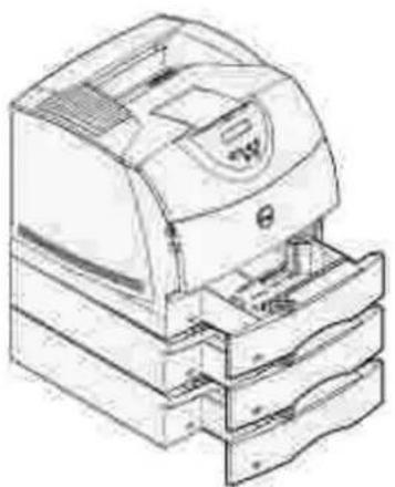 DELL M5200 - Installieren von zusätzlichen Papierzuführungen - 4