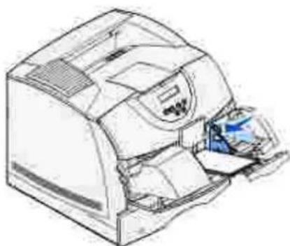 DELL M5200 - Verwenden und Füllen des optionalen Briefumschlageinzugs - 9