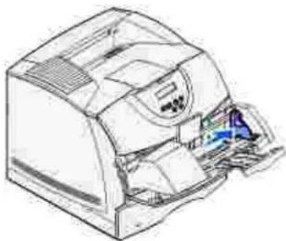 DELL M5200 - Verwenden und Füllen des optionalen Briefumschlageinzugs - 4
